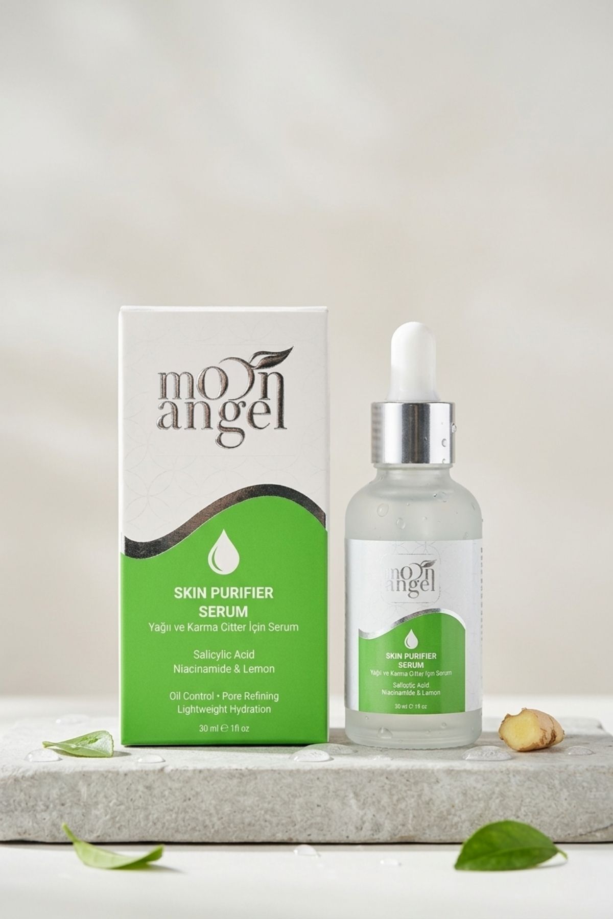 Skın Purıfıer Serum 30 ml Yağlı ve Karma Ciltler İçin Yağ Dengeleyici & Gözenek Sıkılaştırıcı Yüz Serumu (Salisilik Asit + Niacinamide) — görsel 1