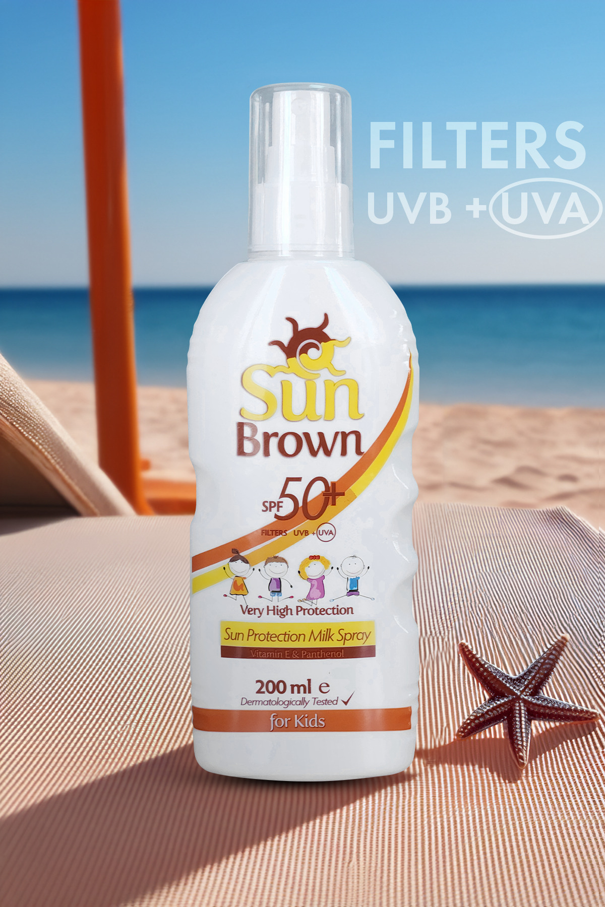Spf 50 Çocuklar Için Hassas Güneş Koruyucu Vücut Spreyi 200ml — TR8697869090529 — تصویر 2 از 8