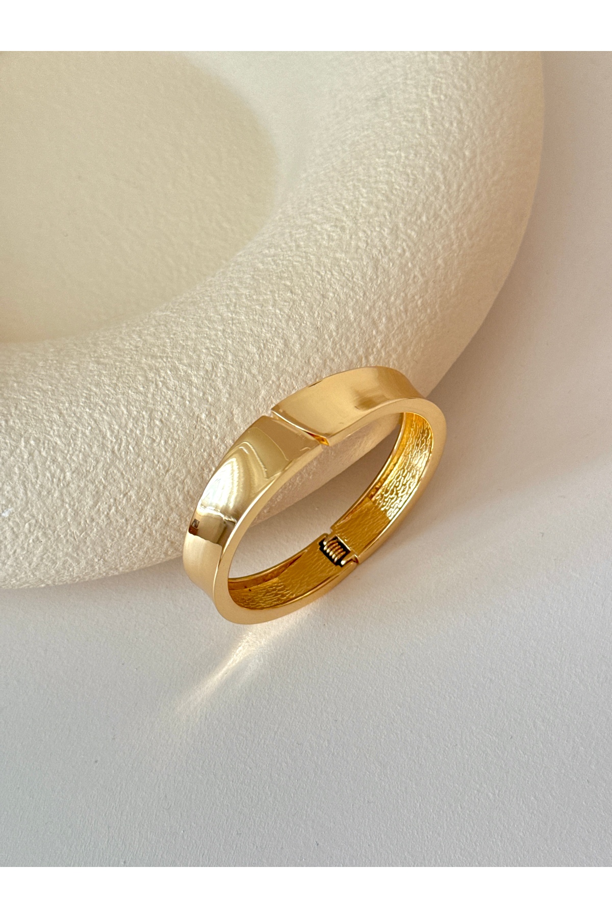 Steel Thick Clamp Bracelet Women Bracelet Unisex Gold Women Clamp