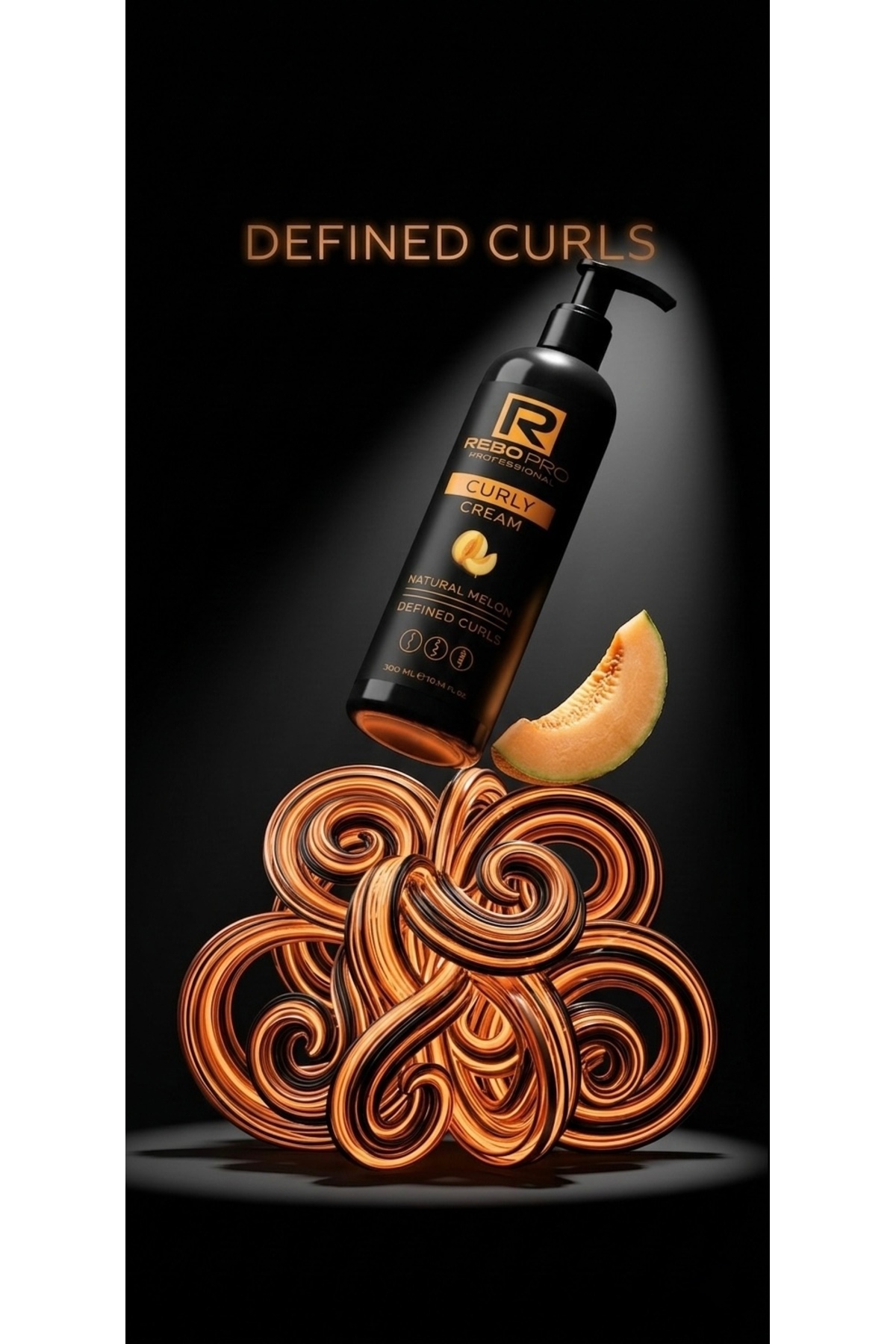 REPO PRO CURLY CREM MÜKEMMEL BUKLELER BUKLE BELİRGİNLEŞTİRİCİ KREM 300ML — REPO300ML — تصویر 4 از 4