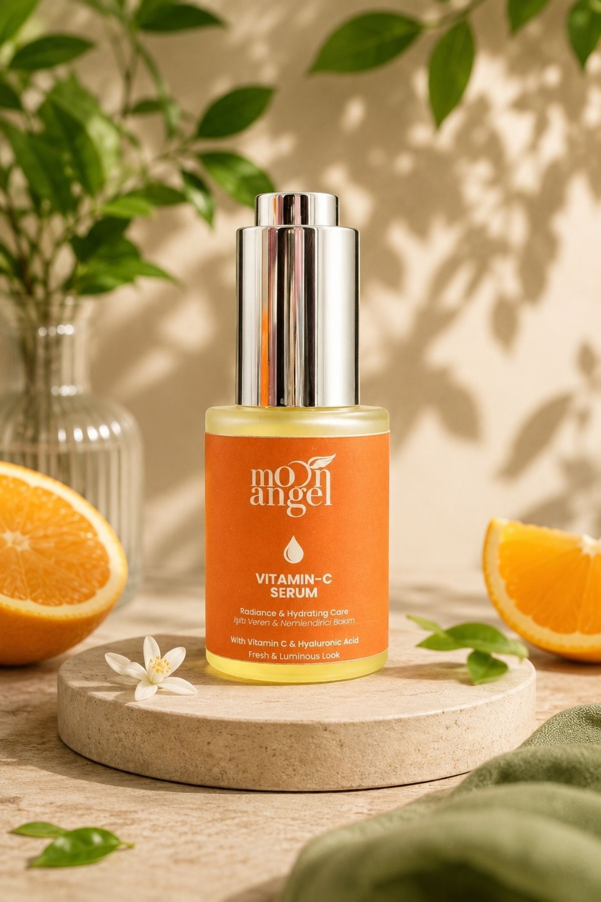 Vitamin C Serum (Hyaluronik Asit) Aydınlatıcı Cilt Tonu Eşitleyici Bakım Serumu 30 ml — görsel 2