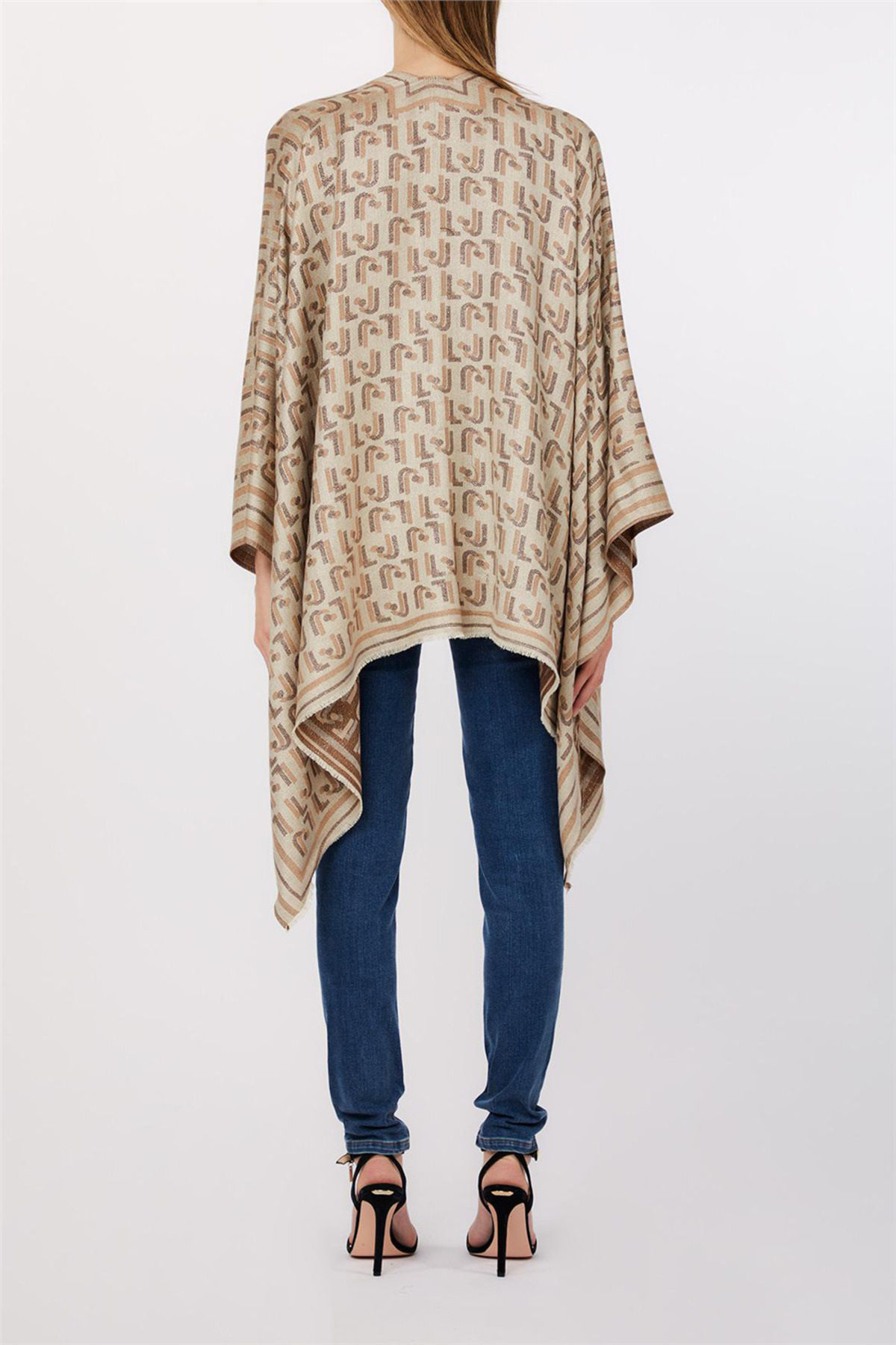 liu.jo Liu Jo Lurex L J Kadın Panço Çok Renkli görsel 2