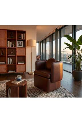 hoom concept ROMA DERİ BERJER