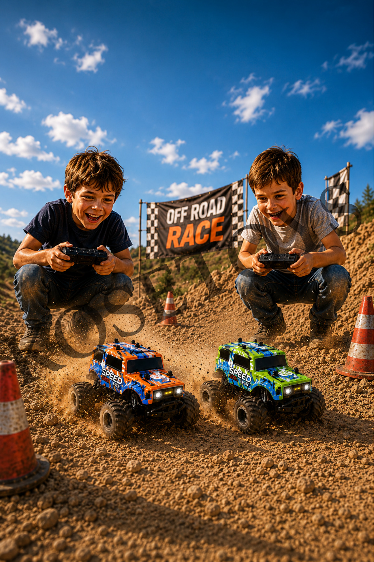 kosetoys Uzaktan Kumandalı Araba Off Road 2.4 Ghz Işıklı Şarj