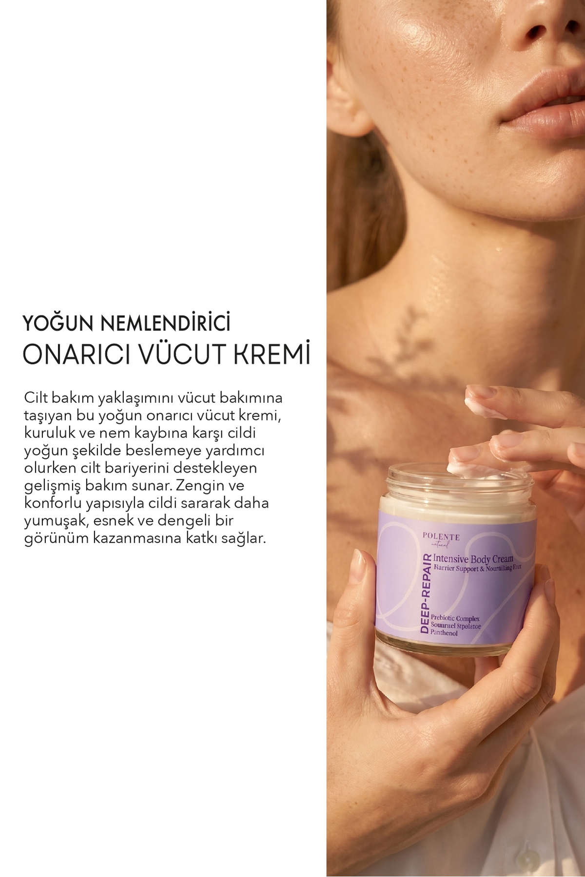 Deep-Repair Intensive Body Cream - Yoğun Nemlendirici ve Onarıcı Vücut Kremi (100 ml) — Body Cream - Onarıcı — تصویر 2 از 4