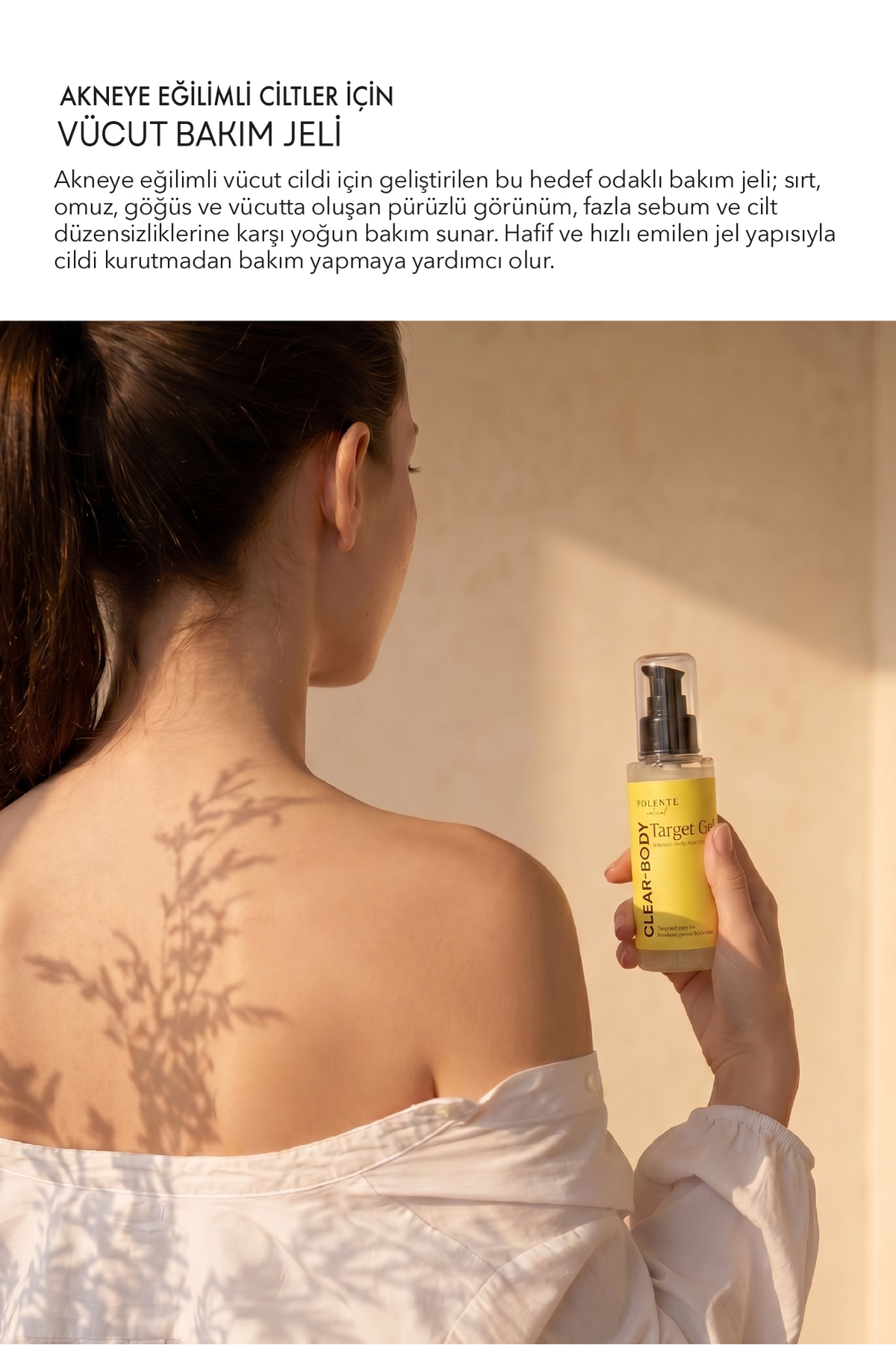 Clear-Body Target Gel - Akneye Eğilimli Ciltler İçin Vücut Bakım Jeli (100 ml) — تصویر 2 از 4