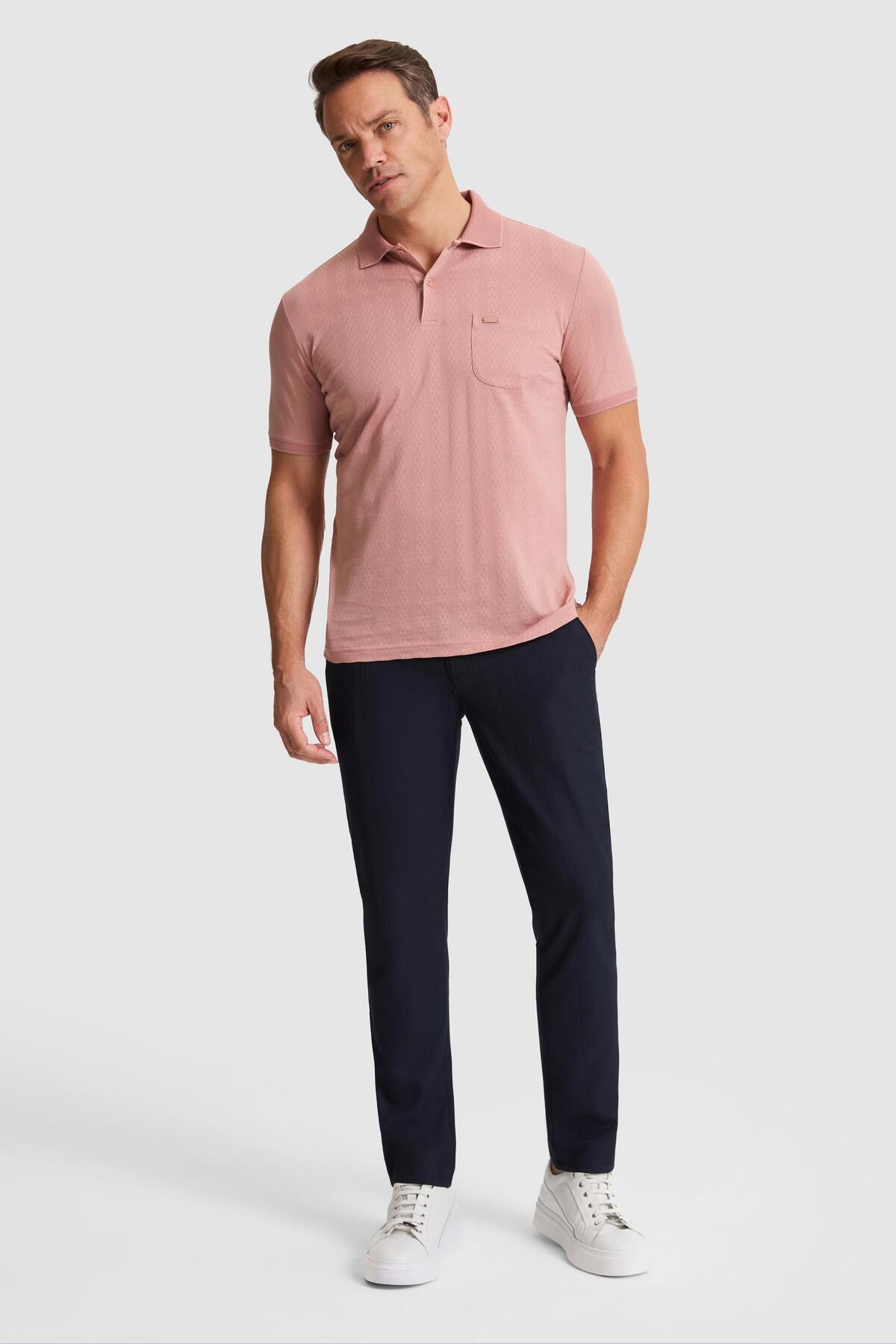 پولوشرت مردانه یقه پلو | یو اس پولو U.S. Polo Assn. PU-9686 TR - تصویر 4
