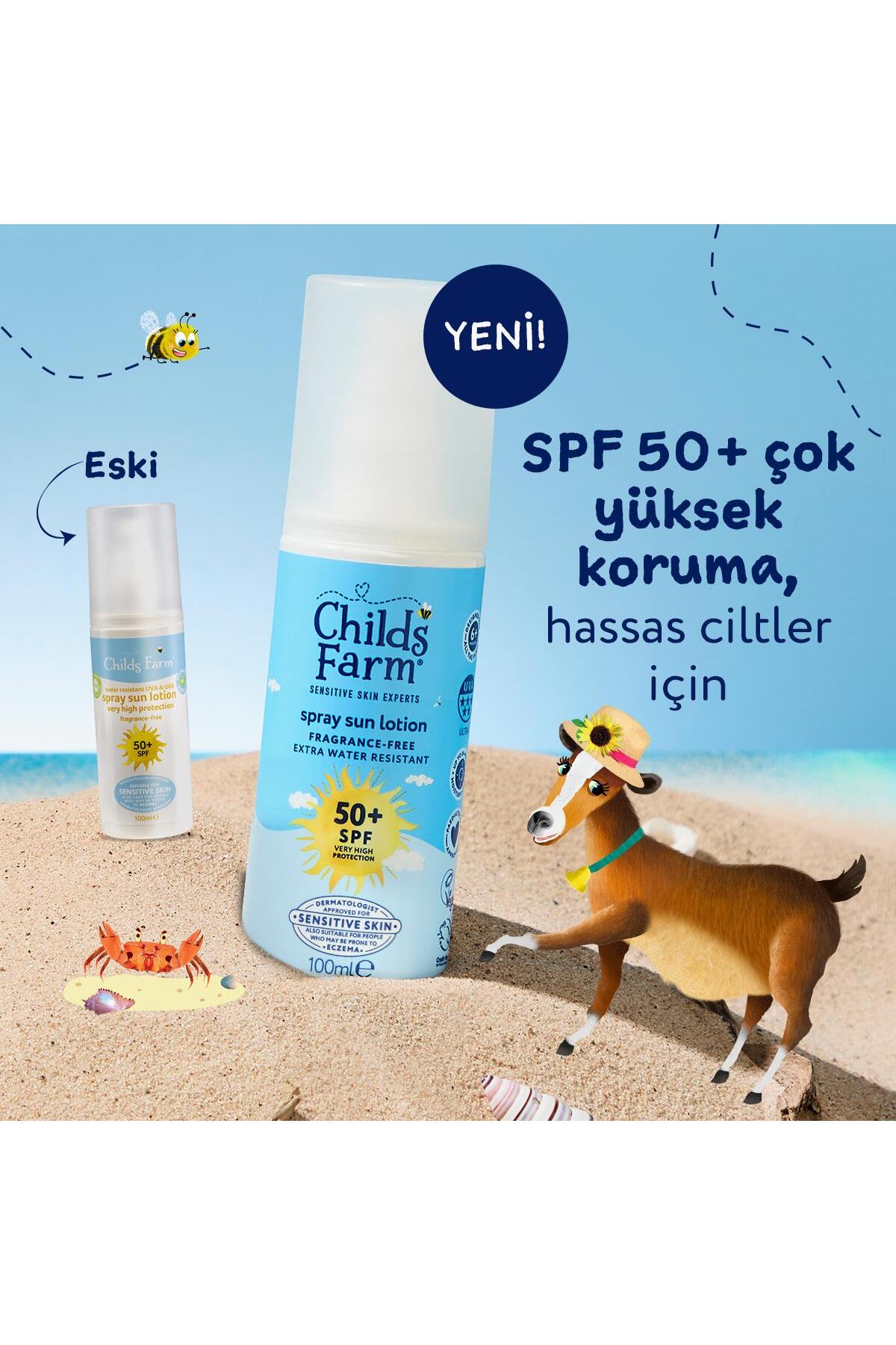 Çocuk Güneş Spreyi SPF 50+ 100 ml – Parfümsüz — 100114923 — تصویر 2 از 8