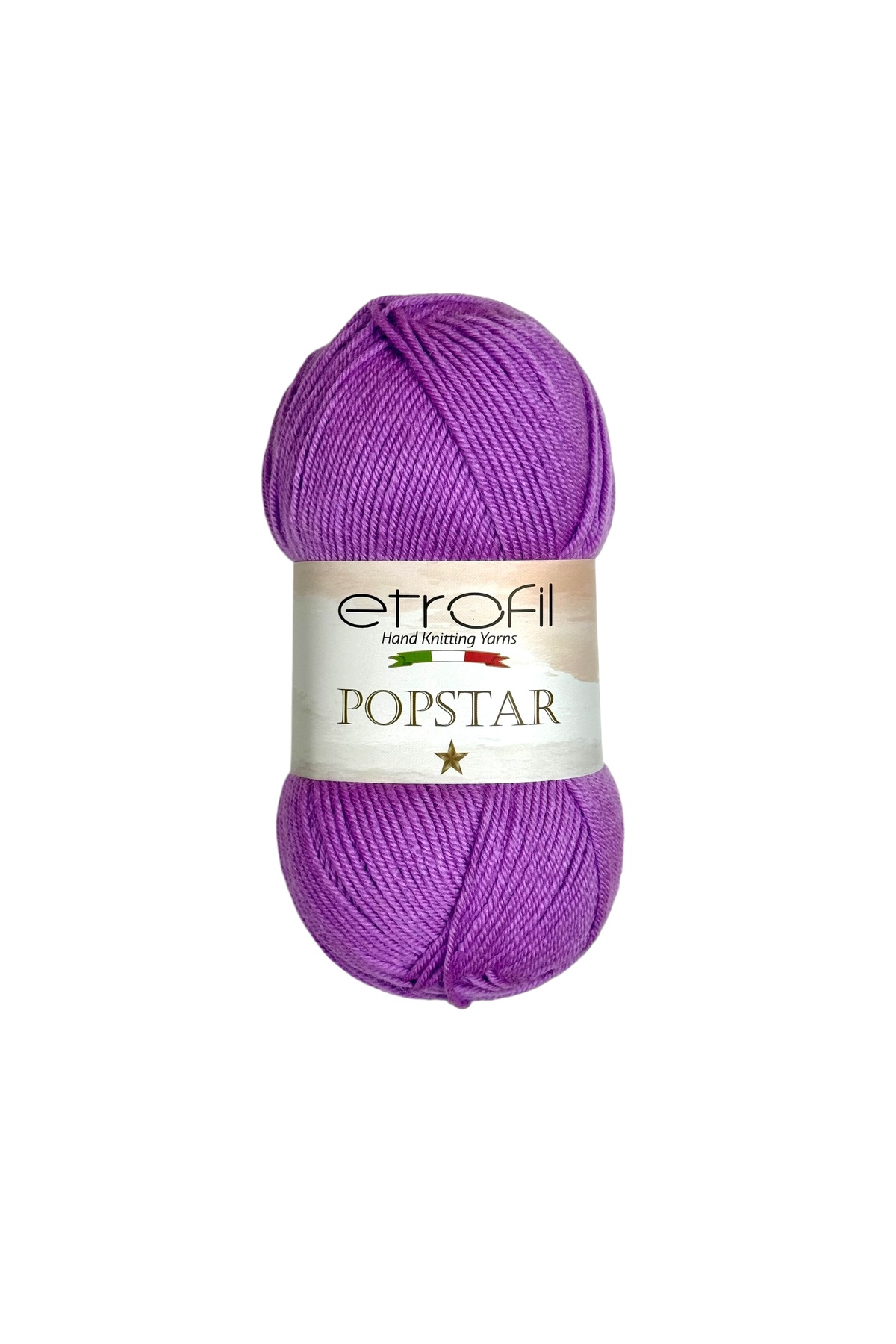 PopStar Knitting Yarn Lilac 25% Organic Wool 75% Acrylic 100g 280m (76076)