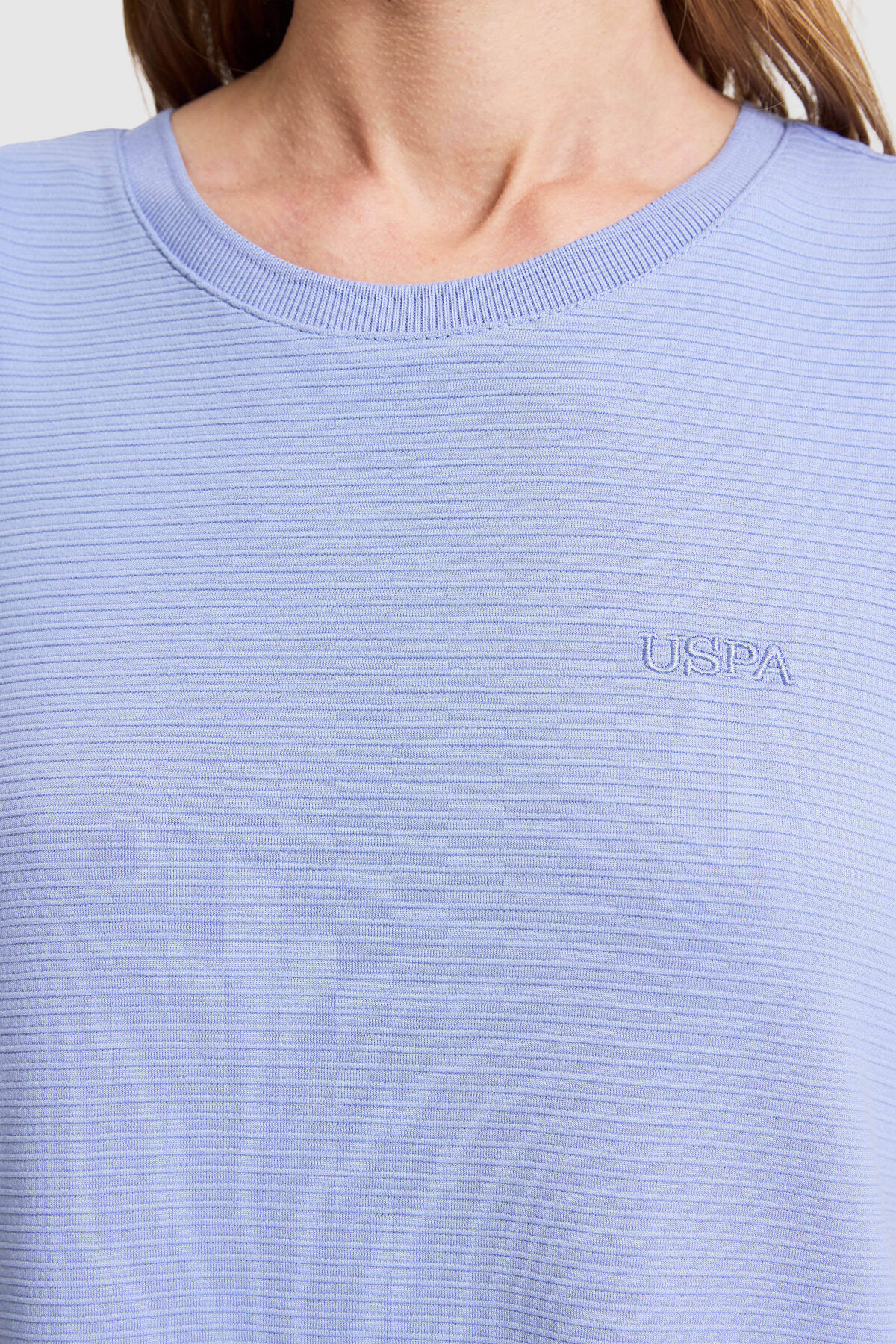 U.S. Polo Assn.  Kadın Lavanta Örme Elbise 50323510-VR245 - Görsel 7