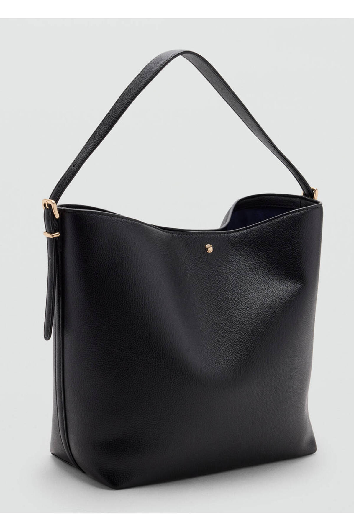 MANGO Woman Büyük tokalı büyük boy bucket çanta