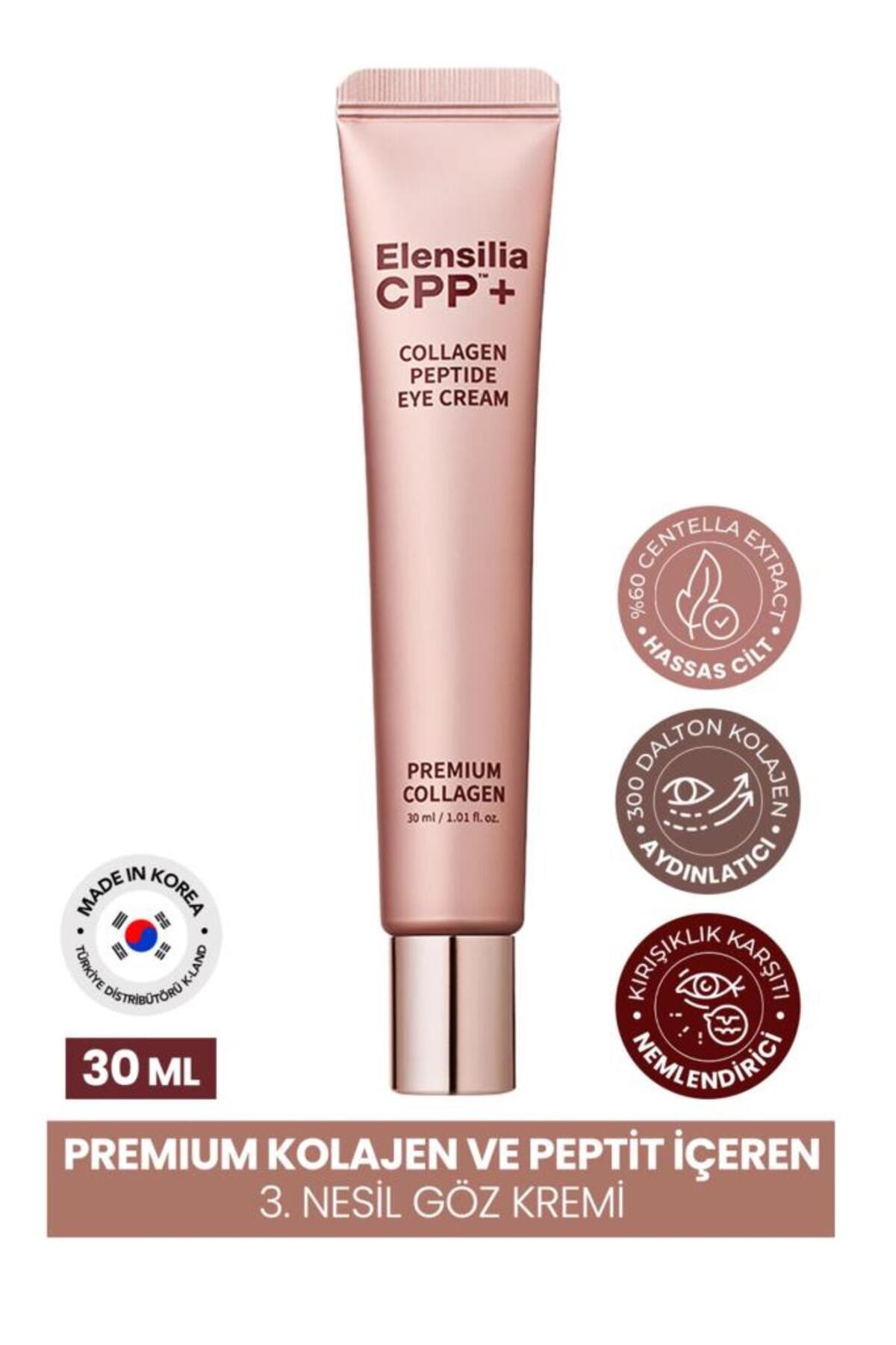 ELENSILIA Premium Kolajen Elensilia 3. Nesil Göz Kremi Elensilia CPP Premium Collagen Peptide Eye Cream 30ml — 8809684000885