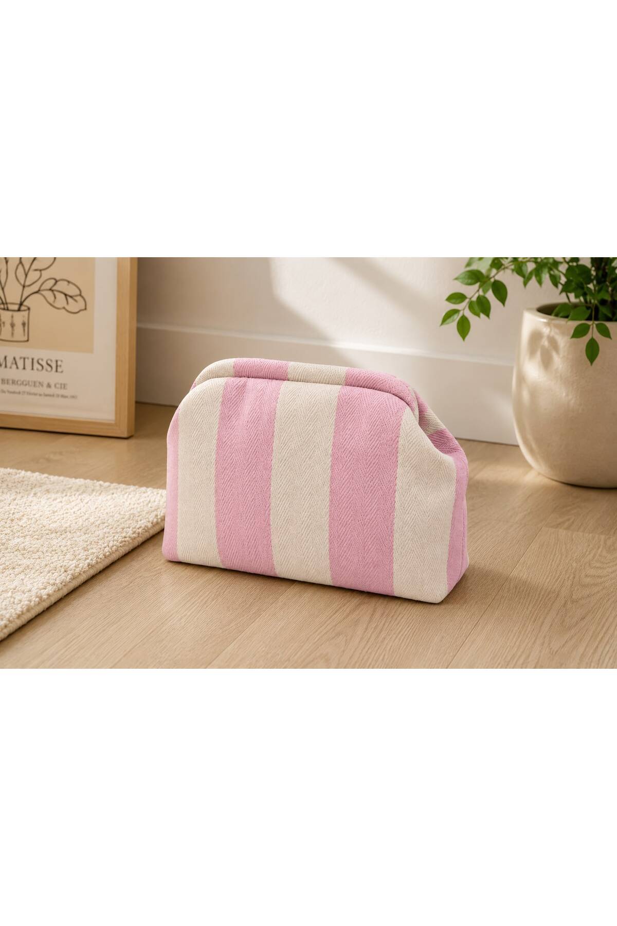 themoiss Pink Aura Clutch Çanta görsel 2