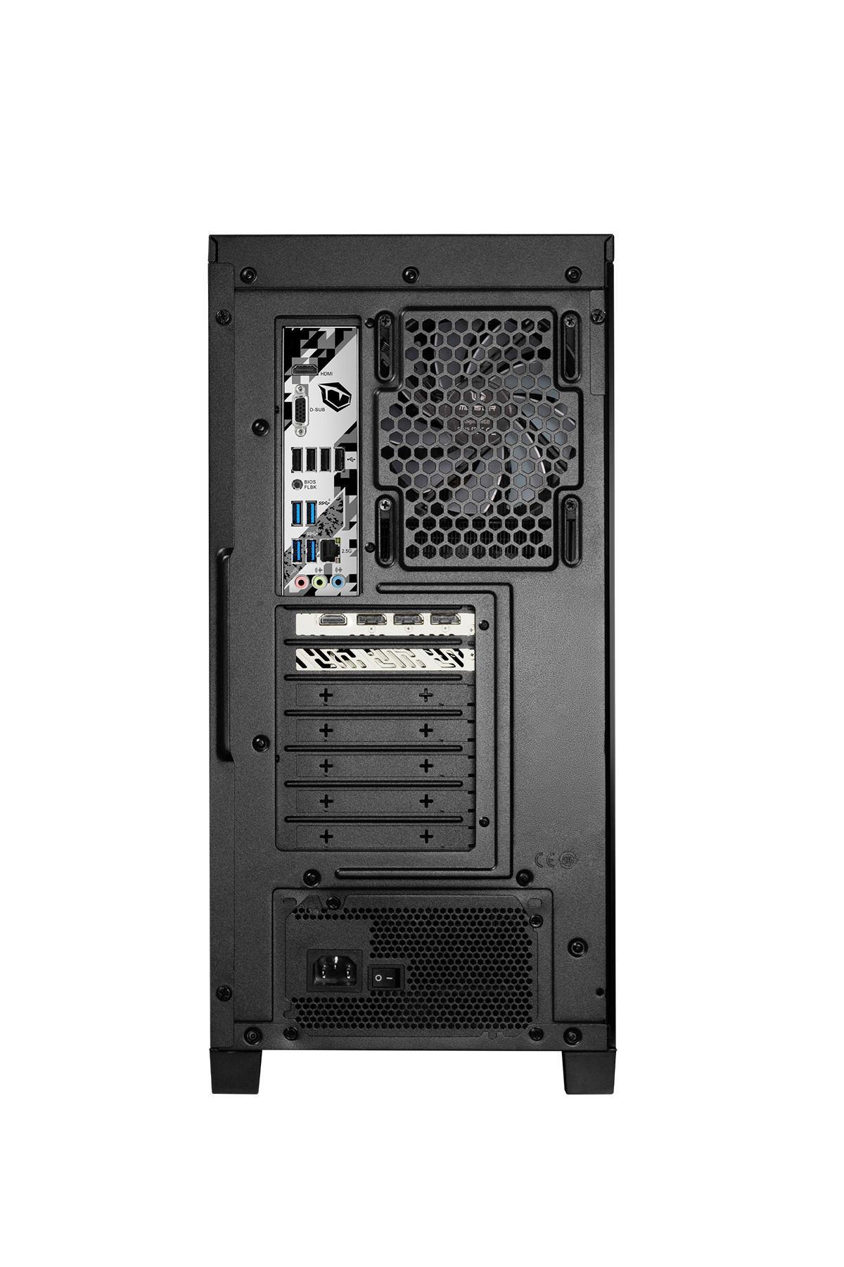 کامپیوتر بازی رومیزی Tulpar TD3 V3.4.1 با پردازنده Intel Core Ultra 5 225F، مادربرد H810، 16 گیگابایت RAM، 1 ترابایت SSD، کارت گرافیک RTX 5050 و سیستم عامل FreeDOS - مشکی