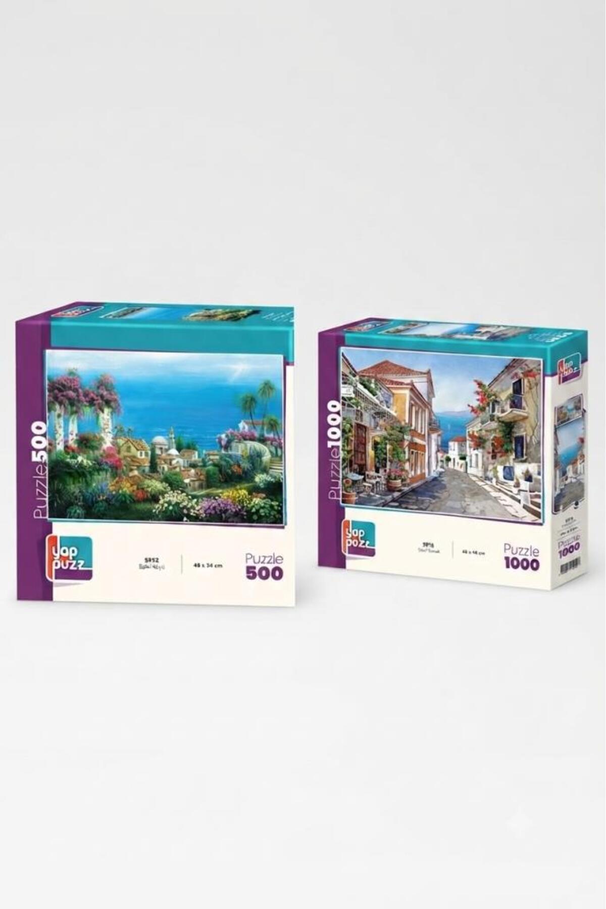 Tıfıl Toys Sahil Sokak ve Sahil Köyü İkili Set - 1000 + 500 Parça