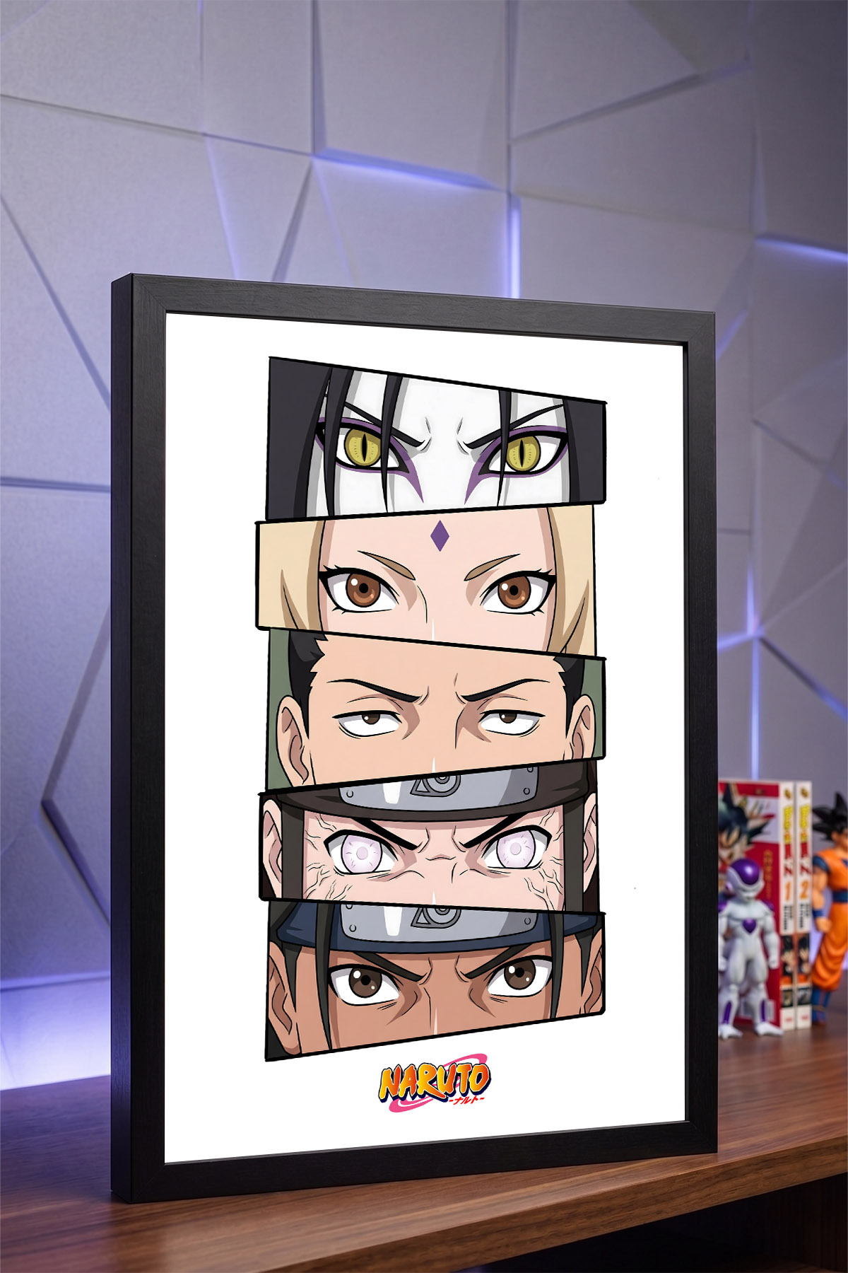 Nara Animation Günışığı Atölyesi Naruto Shippuuden Çerçeveli Tablo Orochimaru Tsunade ...