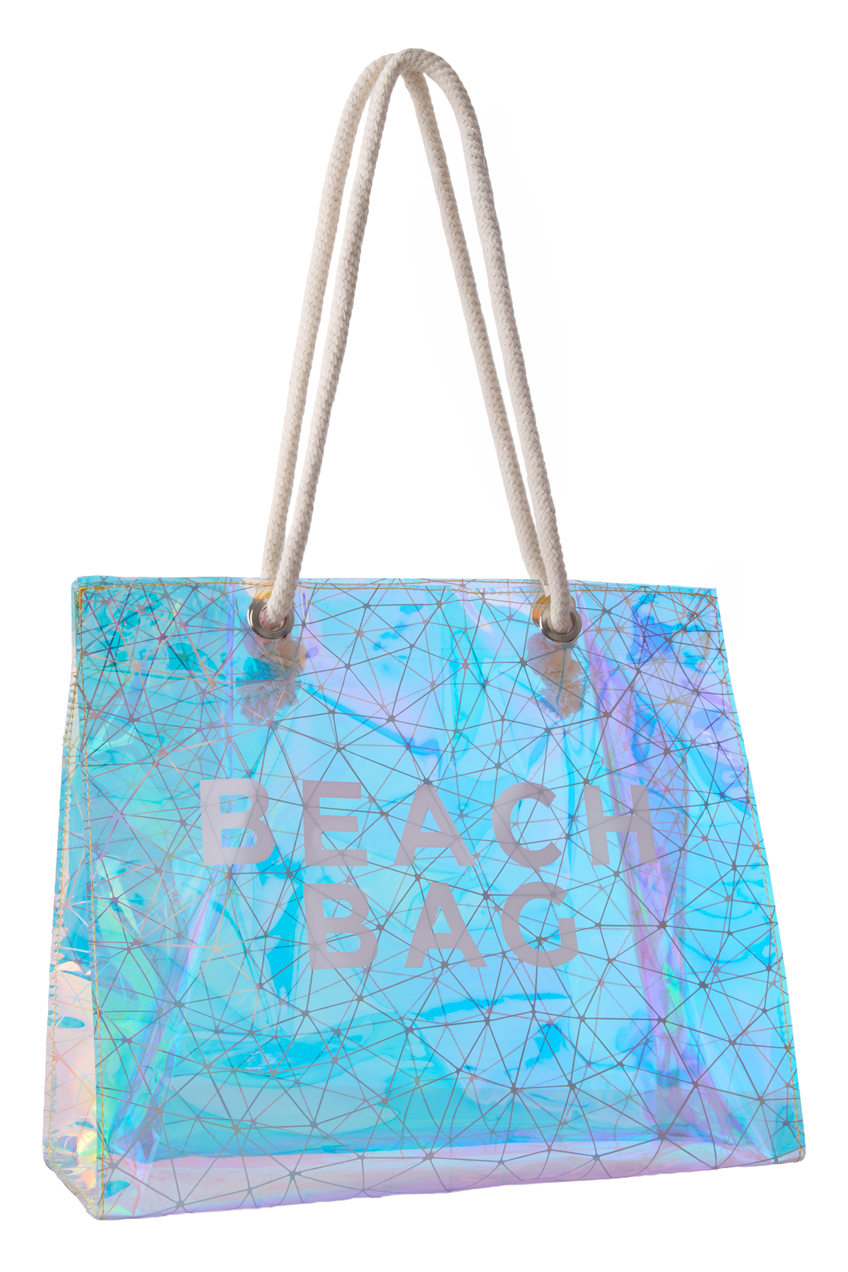 Luzza Bag Hologram Crystal Beach Bag Baskılı Plaj Çantası görsel 5