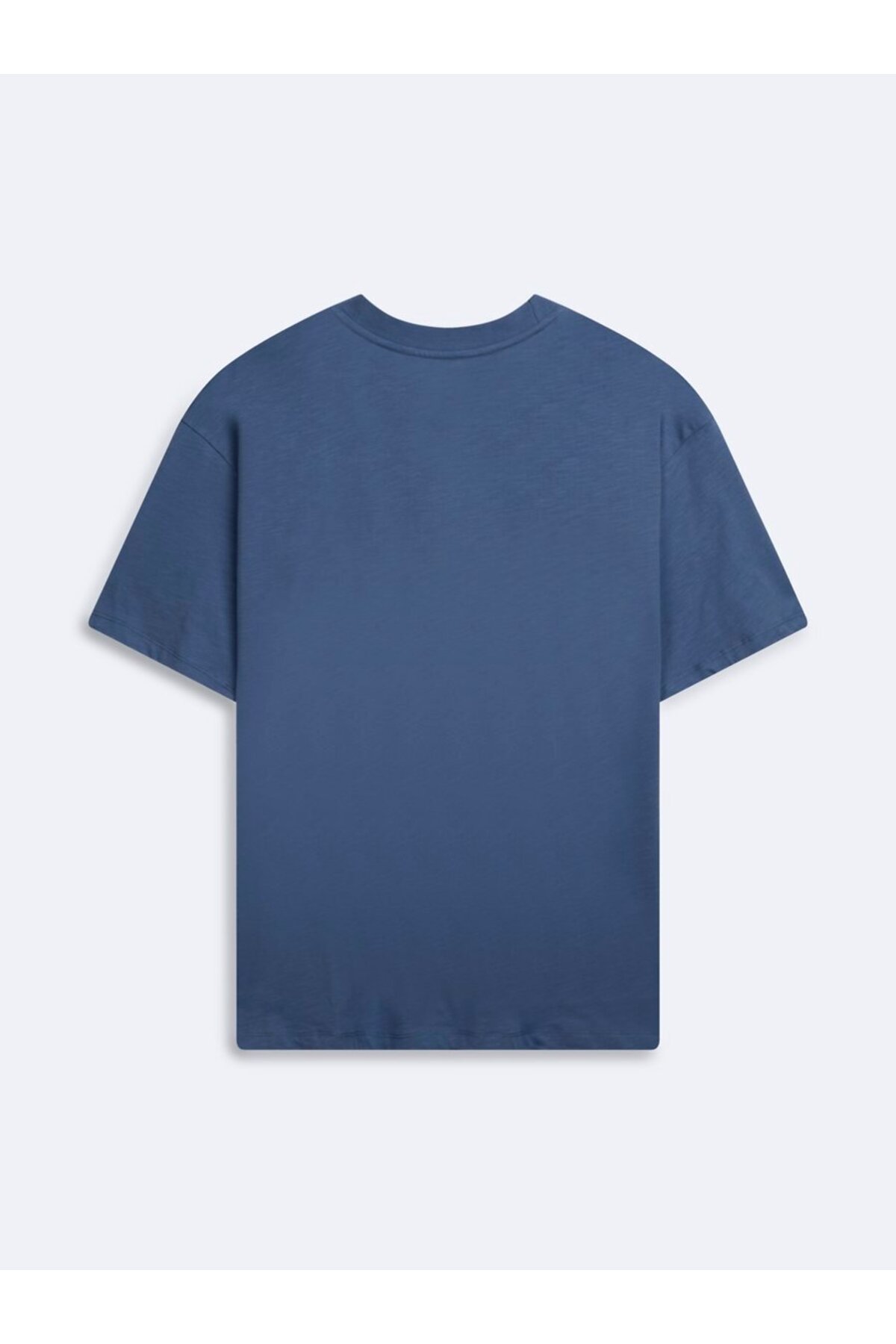 Ltb Bisiklet Yaka Basic Mavi T-shırt görsel 2