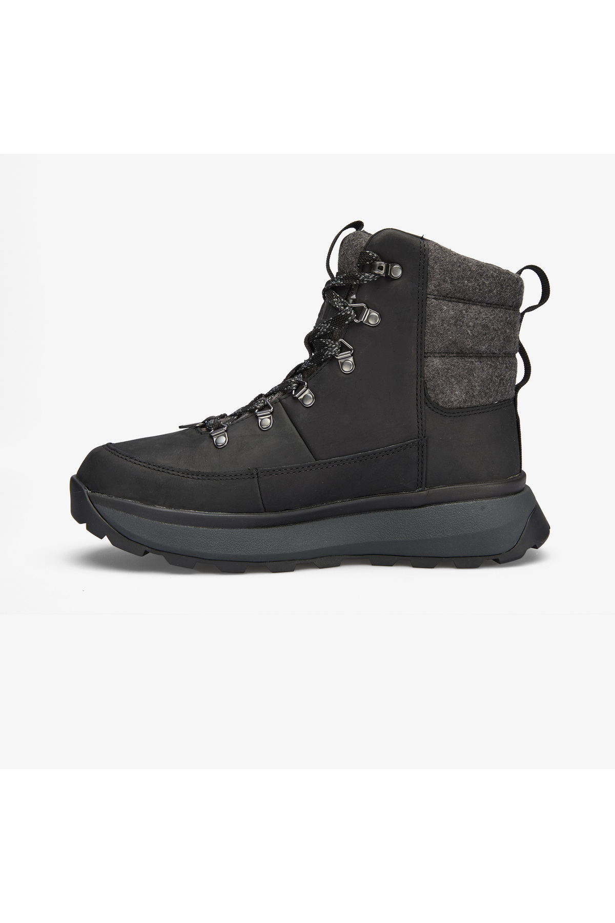 THE NORTH FACE Bergen Deri Erkek Gri Su Geçirmez Kar Botu görsel 3