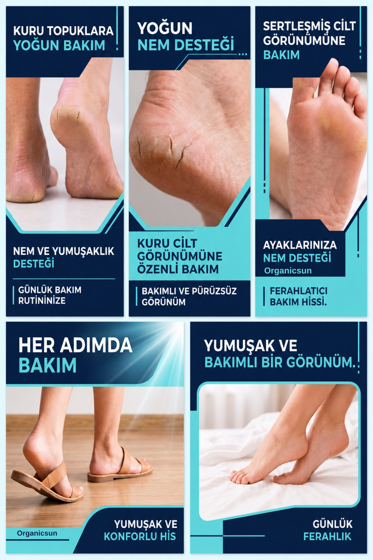 Ayak ve Topuk Çatlak Bakım Kremi 100ml - Ayak Kokusu, Tırnak Bakımı Avokado ve Shea Yağlı — 4500 — تصویر 7 از 8