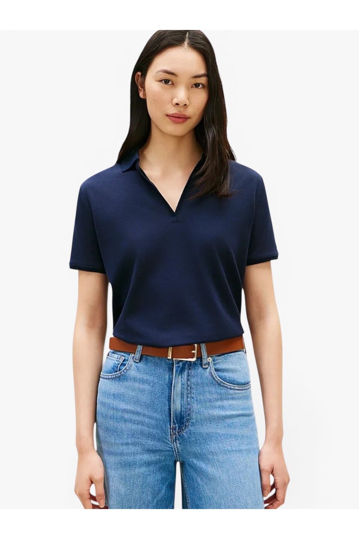پولوشرت زنانه یقه پلو | تامی هیلفیگر Tommy Hilfiger TYCB052837B5ACC96A314D000 BG - تصویر 2