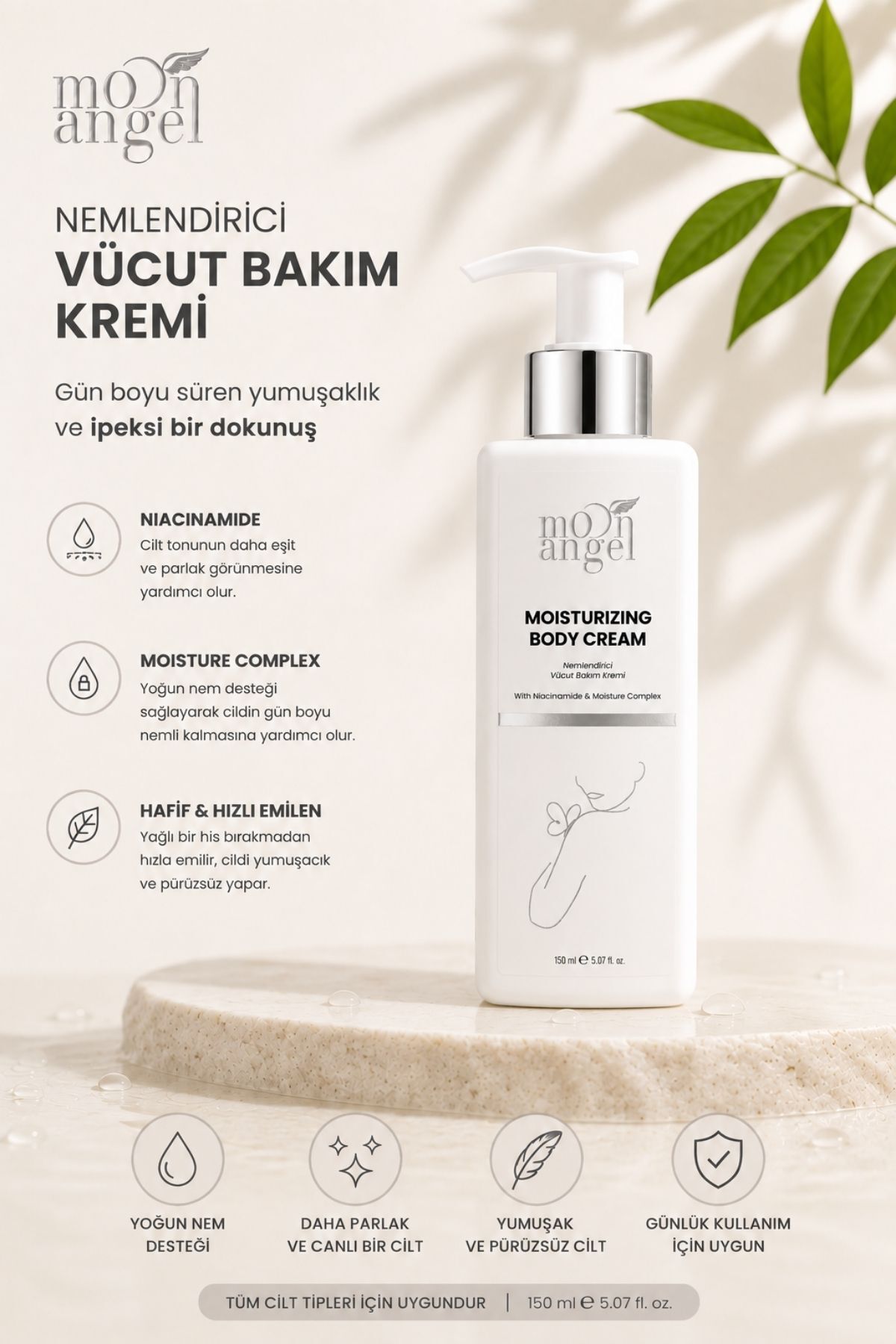 Kadın Krem Seti Vücut Nemlendirici Krem + Leke Karşıtı Güneş Kremi — görsel 5 · 86852184008842