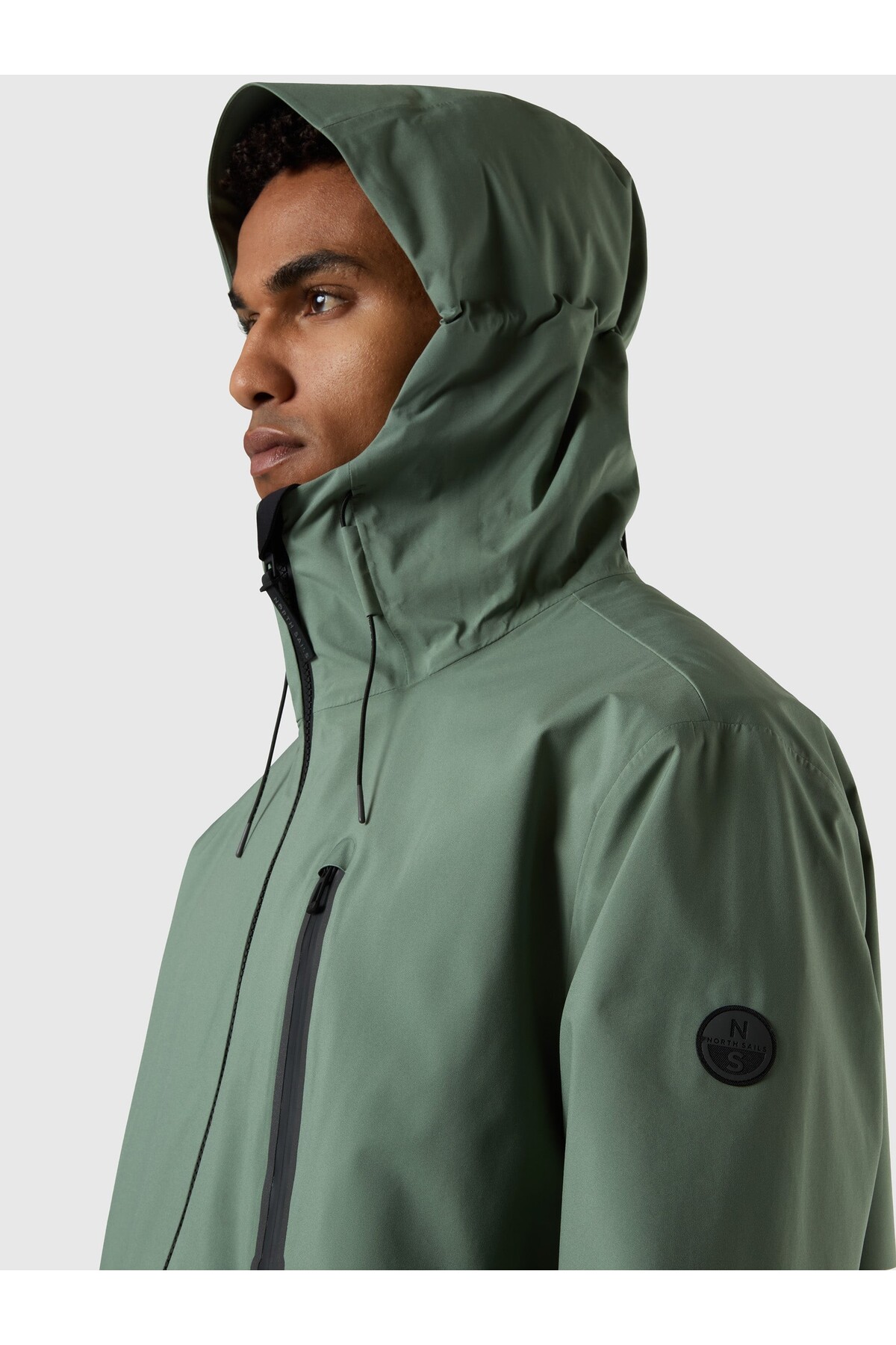 North Tech Regular Fit Commuter 3 Katmanlı Erkek Trençkot — سبز NS0000603408 — تصویر 7 از 8