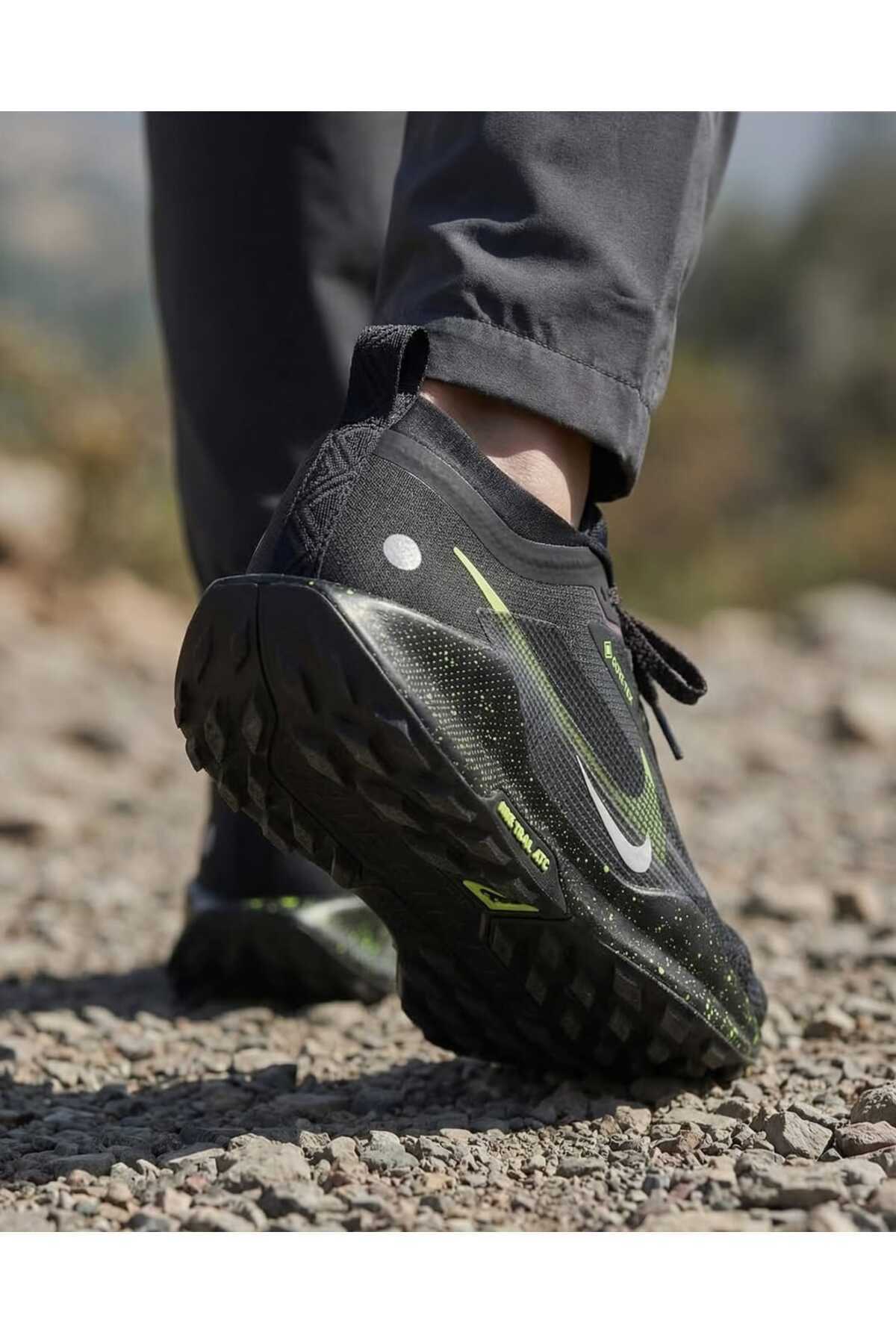 Pegasus Trail 5 GORE-TEX Su Geçirmez Erkek Koşu Ayakkabısı /DAR KALIP BİR NUMARA BÜYÜK ÖNERİLİR / (Blue Sport ) — خاکستری FQ . 09 . 08.GTX — تصویر 3 از 8