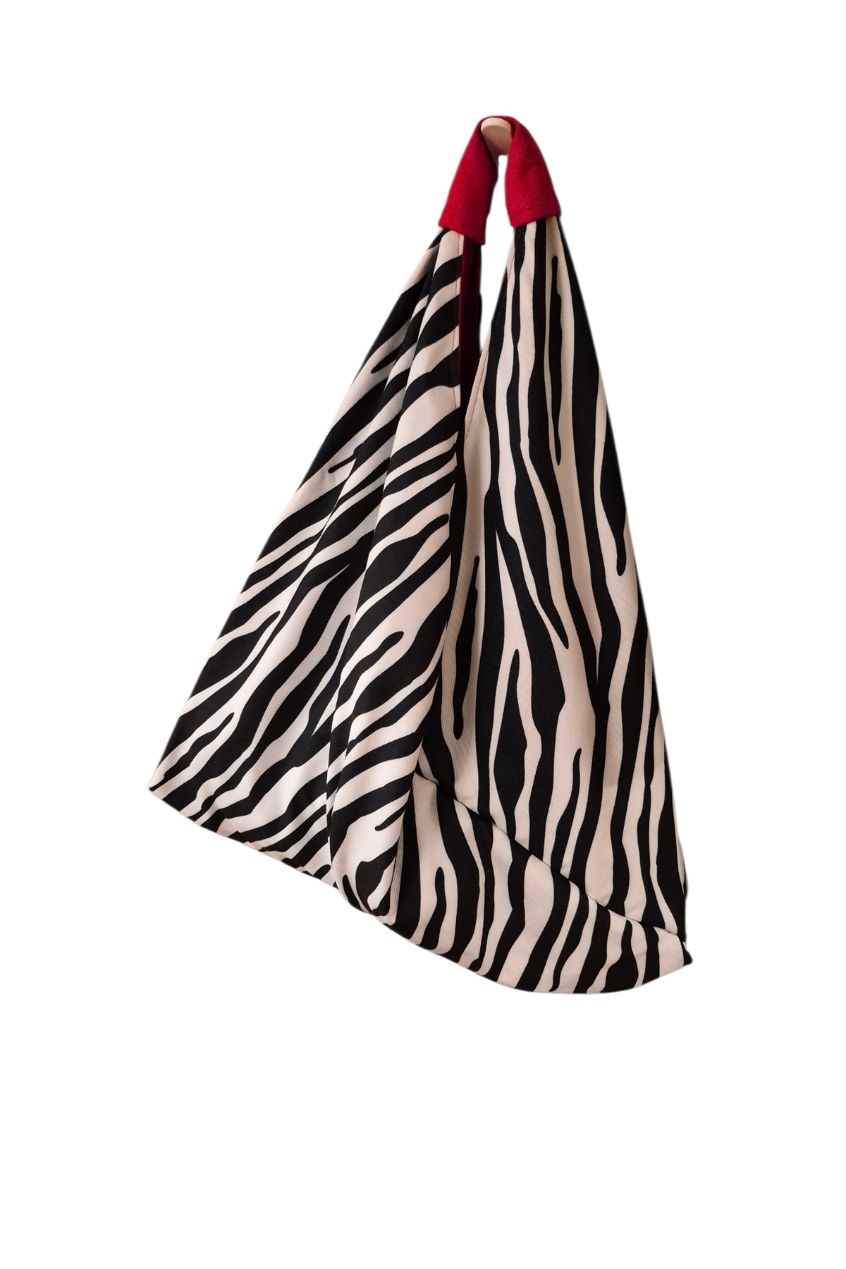 handedizayn Hande Dizayn Sevgililer Anneler Günü Siyah Beyaz Zebra Origami Model Omuz Çantası görsel 2