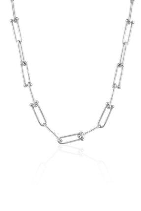 Gümüş Rodyum Bağlantı Zincir Kadın Kolye Vkk4495 VKK-4495
