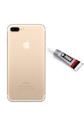 Apple Iphone 8 Plus Arka Kapak Batarya Pil Kapağı + Yapıştırıcı Hediye - Gold INSTATECHkapak6