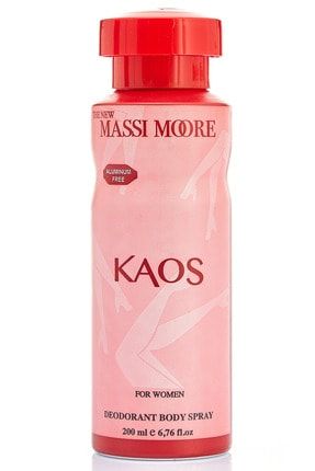 The New Massi Moore Kaos 200 ml Kadın Deodorant 8698901500204