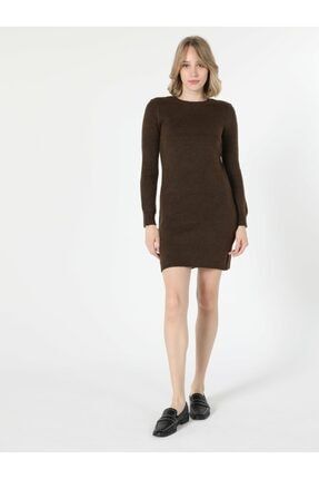 Regular Fit Kahverengi Kadın Elbise .CL1055899_Q1.V1_BRW