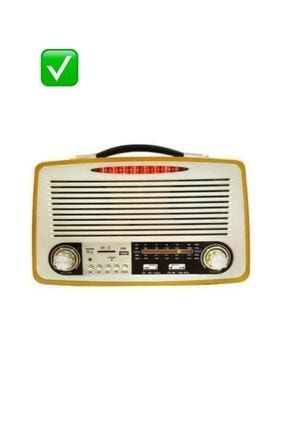Şarjlı Nostaljik Ahşap Radyo Md-1700bt Bluetooth+fm Radyo+usb+sd Kemai K1700BT