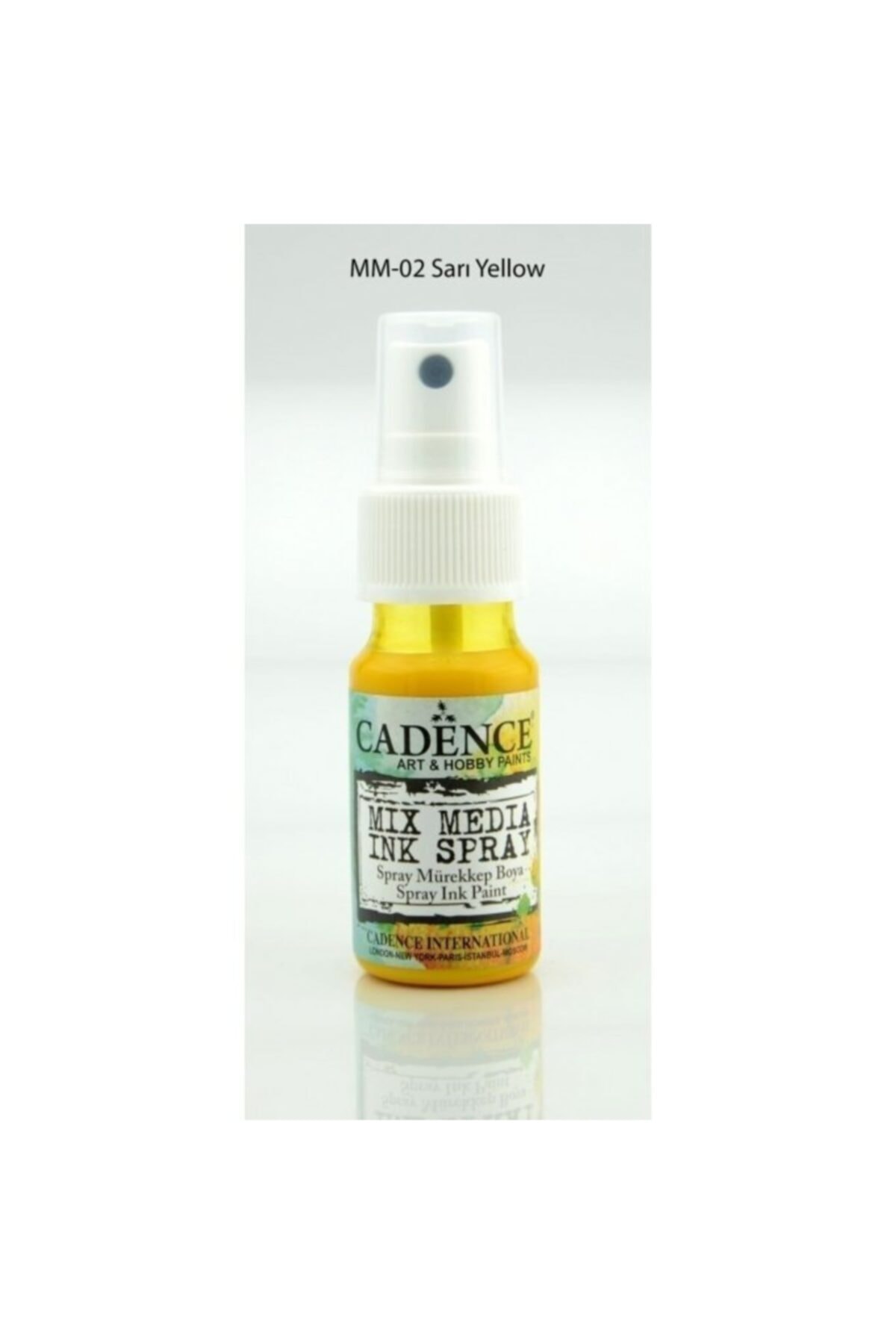 Cadence Mix Media Sprey Boya 25ml Mm-02 Sarı