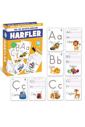 Harfler Yaz-sil Aktivite Kartları 29 Kart,3 Adet Egzersiz Kartı Ve Silinebilen Kalem Eğitici Oyuncak mtharf