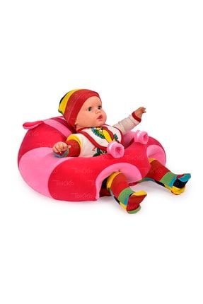 Bebek Oturma Destek Minderi Bebek Koltuğu- Büyük Bebek Oturağı Fuşya Pembe 8292538150708