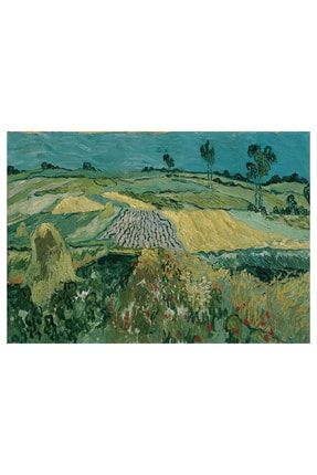 Kanvas Tablo Vincent Van Gogh The Plain Of Auvers 40x60 Cm Duvar Dekorasyon Tablo Moda vangoghauvers50x70