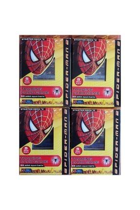 Örümcek Adam 55 Adet Oyun Kartı Spiderman Oyun Halısı Kitapçığı FTM-10-10-13