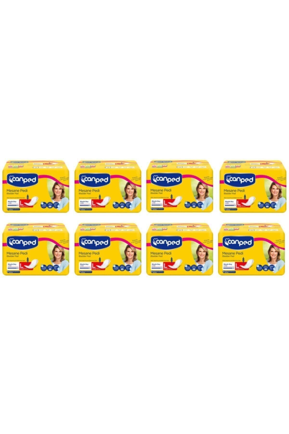 Canped Mesane Pedi Large Büyük Boy 80 Adet (8pkx10)