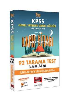 2022 Kpss Gy Gk 5 Ders Tek Kitap Tamamı Çözümlü 92 Tarama Test Kamp Kitabı TYC00249008276