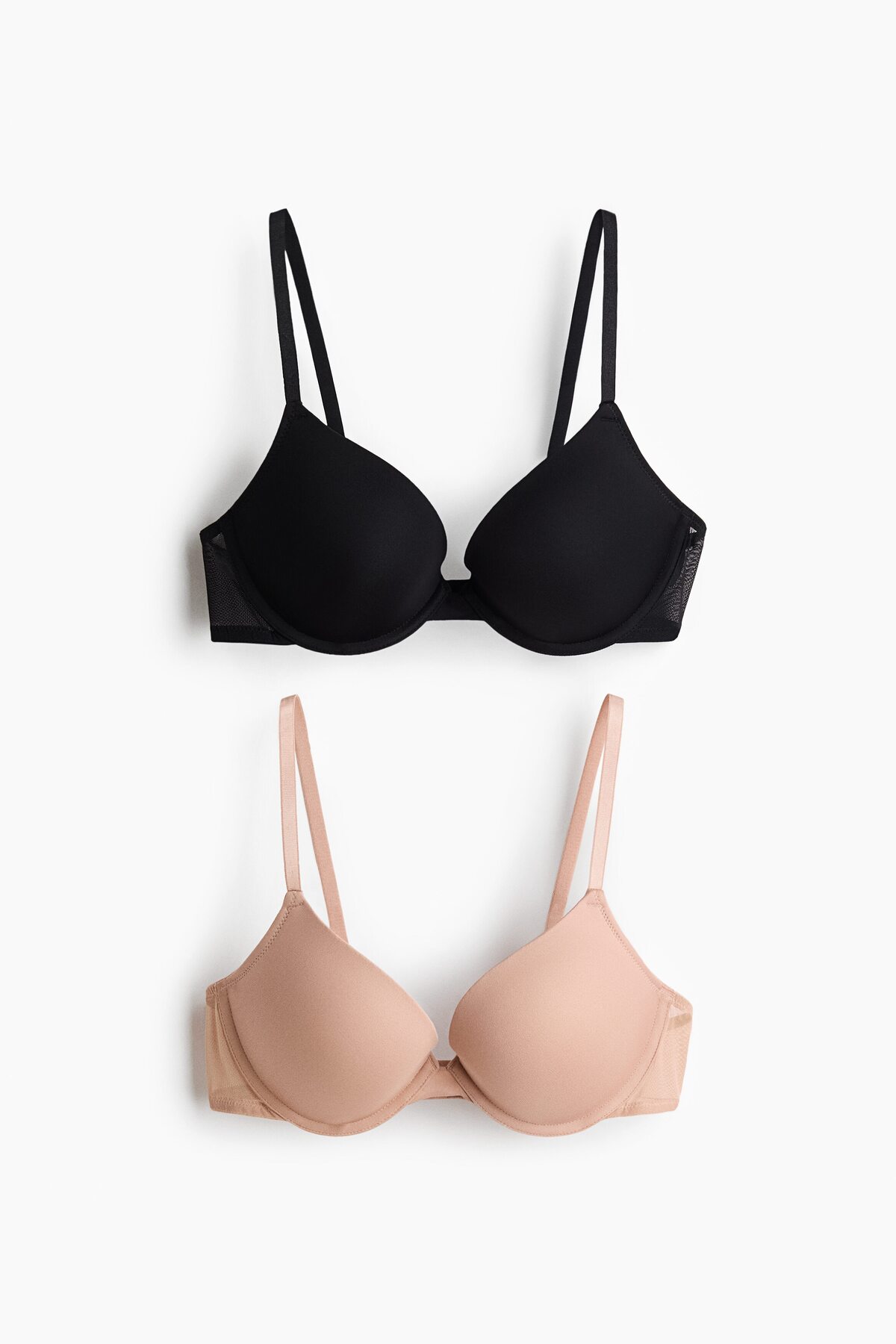 H&M 2’li Mikrofiber Push-up Sütyen görsel 6