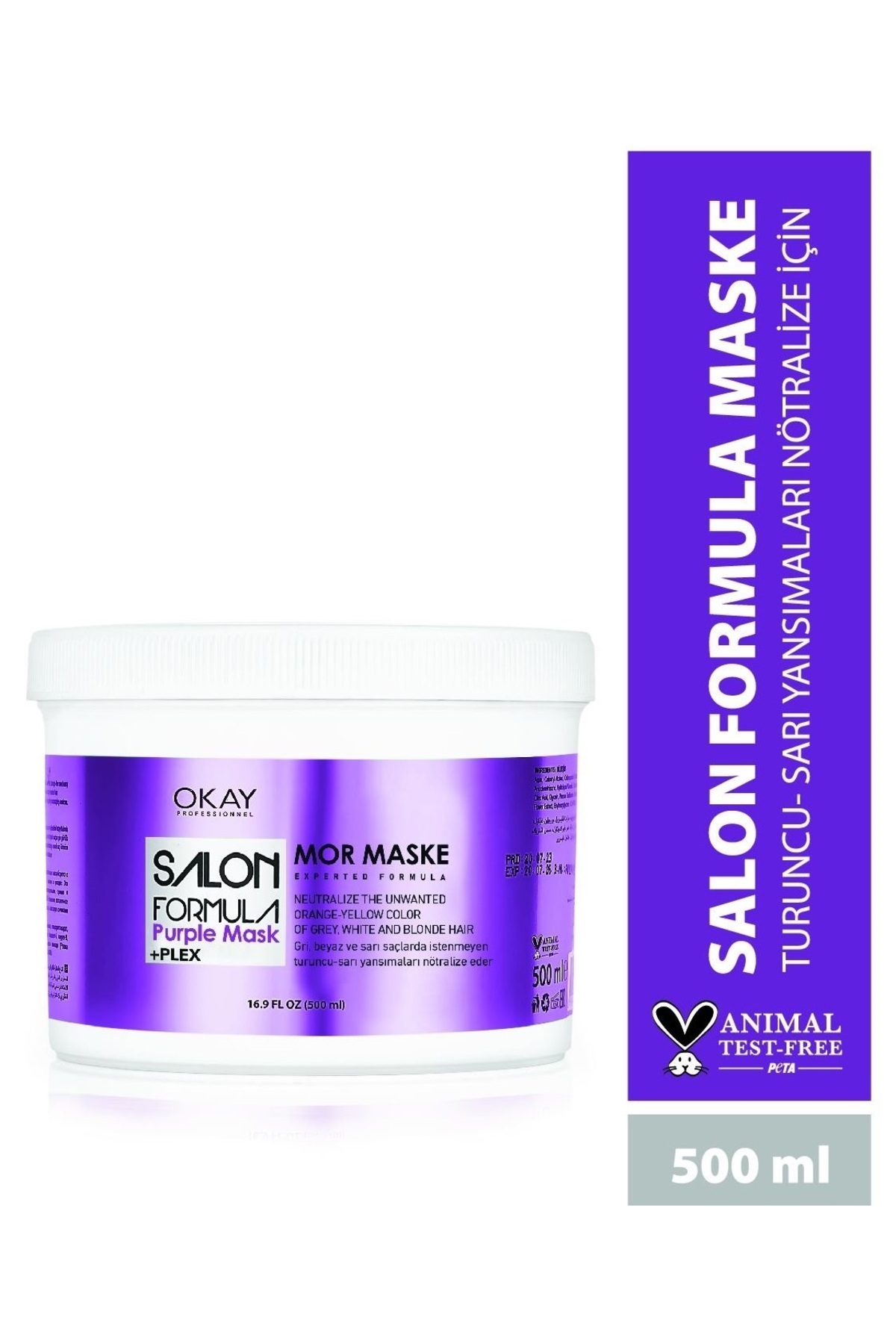 Salon Formula Purple Mask +PLEX 500 ml — TYCP03WEDN170790519430184 — تصویر 4 از 4