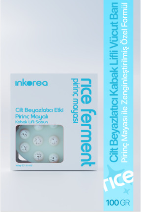 inkorea Rice Ferment Soap -Pirinç Mayalı Cilt Beyazlatıcı Etki & Aydınlatıcı ...