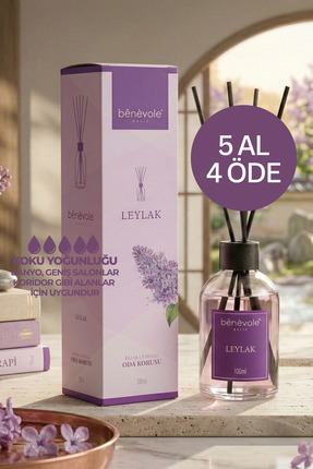 Benevole Leylak Bambu Çubuklu Oda Kokusu 100 ml | Leylak , Bahar Ferahlığı