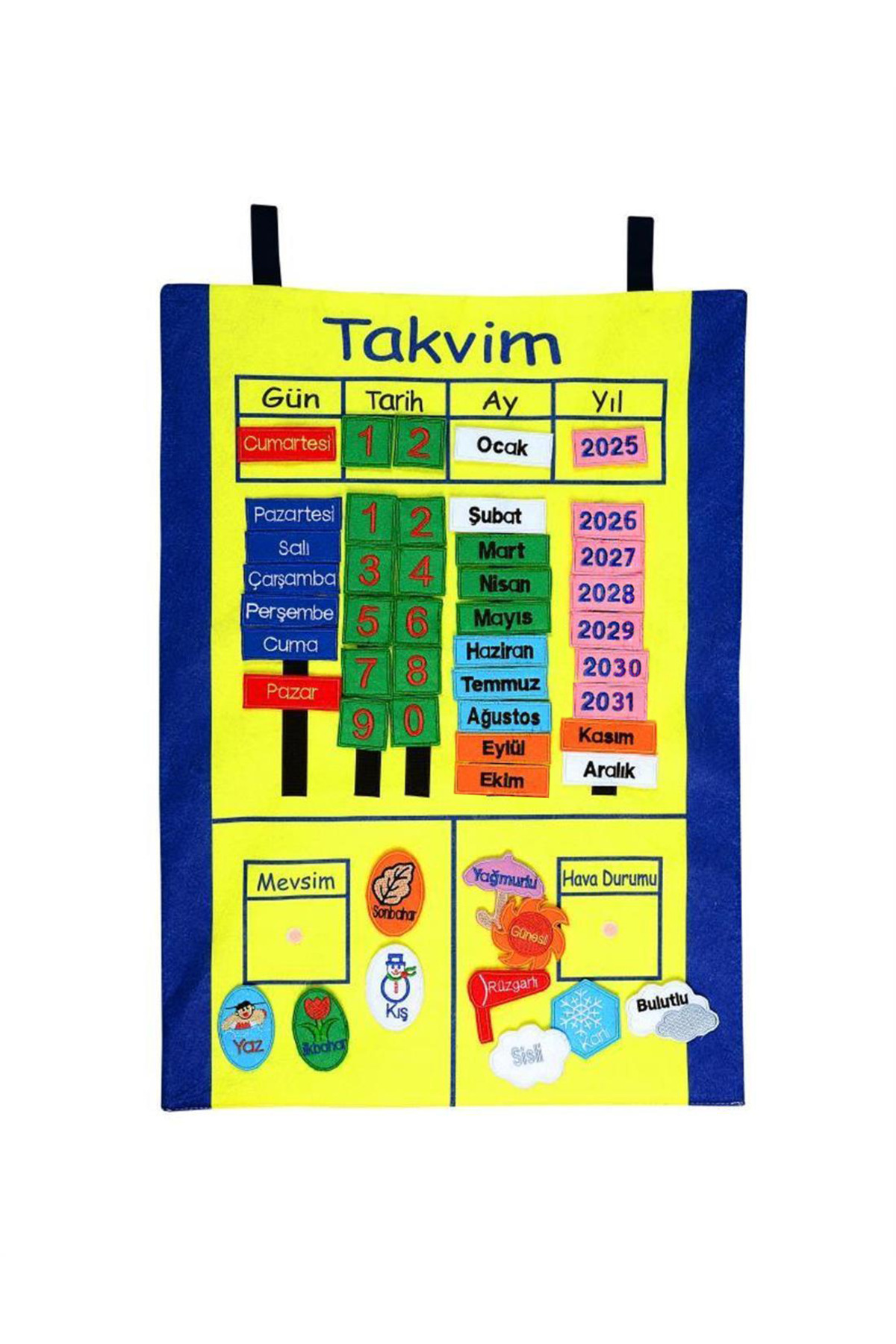 Anki Toys Velcro Calendar Board And-5121
