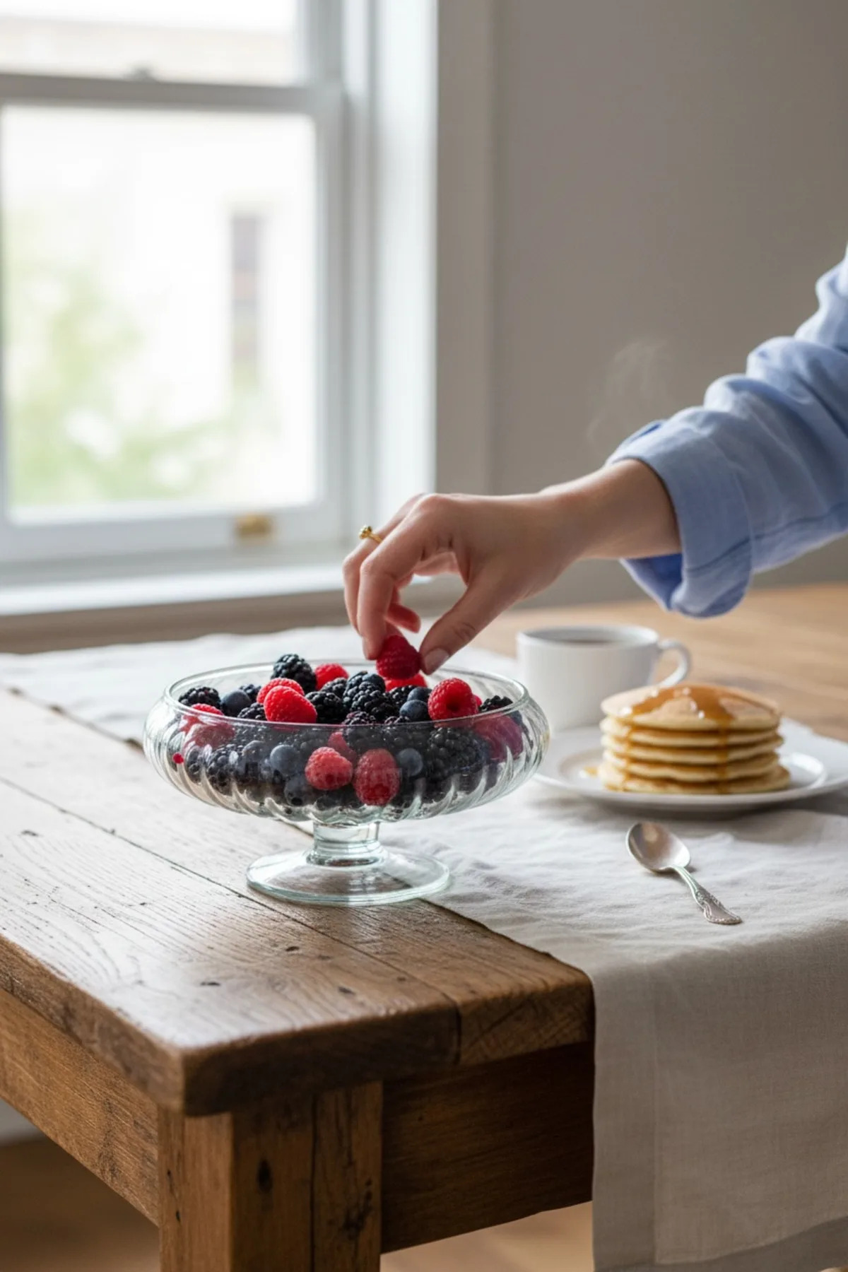 Coco Ayaklı Salata Kasesi 19 cm – Şık Cam Servis Kasesi, Sunum ve Salata Kases