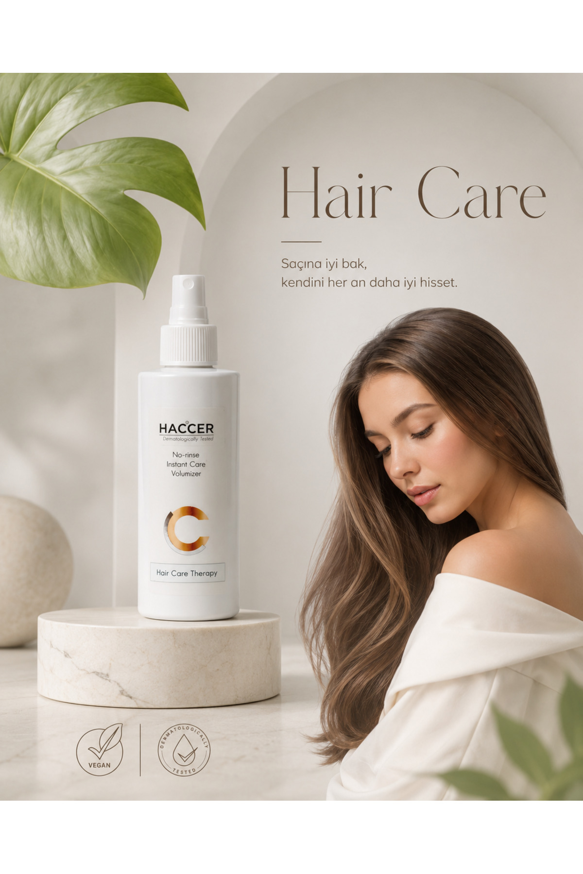 Hair Care Therapy Kolay Saç Tarama, Saç ve Diplerini Besleme, Isı Koruma Volim Artttırıcı Sprey — HHCT0001 — تصویر 3 از 4
