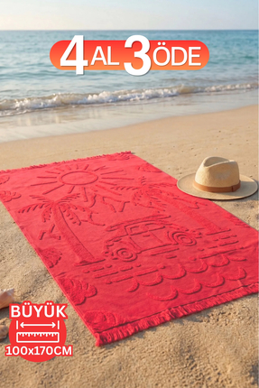 DNZGÜLCAN %100 Pamuk Plaj Havlusu | Havuz, Hamam, Banyo Havlusu | Ekstra Yumu...