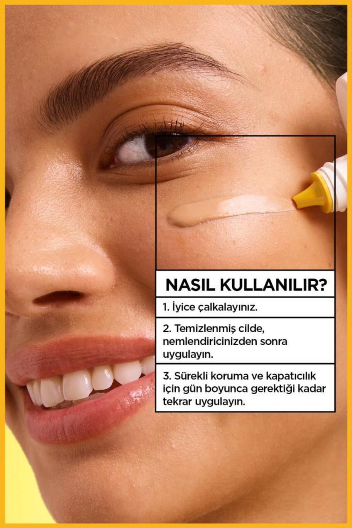 مرطوب کننده رنگی سه در یک ویتامین C واندر تینت با رنگ متوسط، SPF50، گیاهی — زرد GRNCVIT3IN1NEMLENDIRICI — تصویر 5 از 7